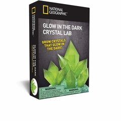 Zinātniskā spēle Izaudzē kristālu National Geographic Crystal Grow Green, NGGIDCRYSTAL цена и информация | Развивающие игрушки | 220.lv