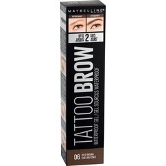 Uzacu krāsa Maybelline New York Tattoo Brow 5 ml, 06 Deep Brown cena un informācija | Uzacu krāsas, zīmuļi | 220.lv