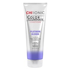 Dzelteno nokrāsu neitralizējošs matu kondicionieris CHI Color Illuminate Platinum Blonde 251 ml cena un informācija | CHI Dārza preces | 220.lv