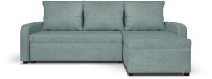Universāls, mīksts stūra dīvāns Bellezza London, zaļš cena un informācija | Stūra dīvāni | 220.lv