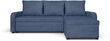 Universāls, mīksts stūra dīvāns Bellezza London, zils cena un informācija | Stūra dīvāni | 220.lv