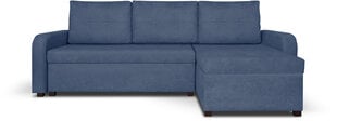 Universāls mīkstais stūra dīvāns Bellezza Berlin, zils cena un informācija | Stūra dīvāni | 220.lv