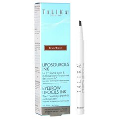 Uzacu augšanas stimulēšanas līdzekli Talika Lipocils Ink Brown 0,8 ml цена и информация | Карандаши, краска для бровей | 220.lv