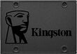 SSD|KINGSTON|240GB|SATA 3.0|TLC|Write speed 350 MBytes/sec|Read speed 500 MBytes/sec|2,5"|TBW 80 TB|MTBF 1000000 hours|SA400S37/240G цена и информация | Iekšējie cietie diski (HDD, SSD, Hybrid) | 220.lv