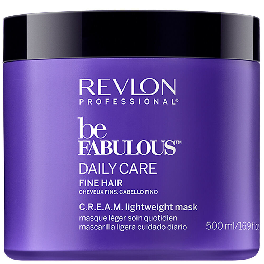 Maiga maska Revlon Professional Be Fabulous Daily Care Fine Hair Cream Lightweight 500 ml цена и информация | Matu uzlabošanai | 220.lv