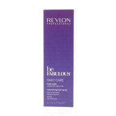 Aerosols matu apjoma palielināšanai Revlon Professional Be Fabulous Daily Care Fine 80ml cena un informācija | Kosmētika matu stiprināšanai | 220.lv