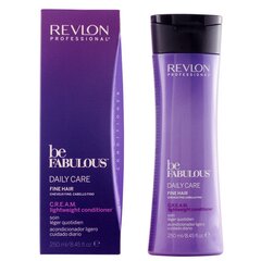 Kondicionieris normāliem matiem Revlon Be Fabulous Daily Care C.R.E.A.M Lightweight 250ml цена и информация | Бальзамы, кондиционеры | 220.lv