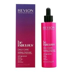 Сыворотка защищающая волосы от старения Revlon Be Fabulous C.R.E.A.M. 80 мл. цена и информация | Средства для укрепления волос | 220.lv