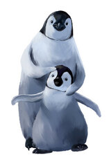 Наклейка для детского интерьера Пингвины цена и информация | Декоративные наклейки | 220.lv