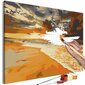 Gleznošana pēc cipariem Zelta pludmale 60x40 cm cena un informācija | Gleznas pēc numuriem | 220.lv