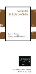 Натуральная парфюмированная вода L'Essence des Notes "Coriandre & Bois de Cèdre", 100мл цена и информация | Женские духи | 220.lv