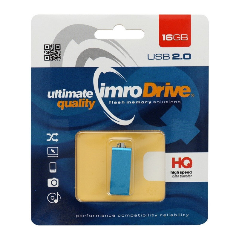 Pendrive imroDrive Edge 16GB USB 2.0 цена и информация | USB Atmiņas kartes | 220.lv