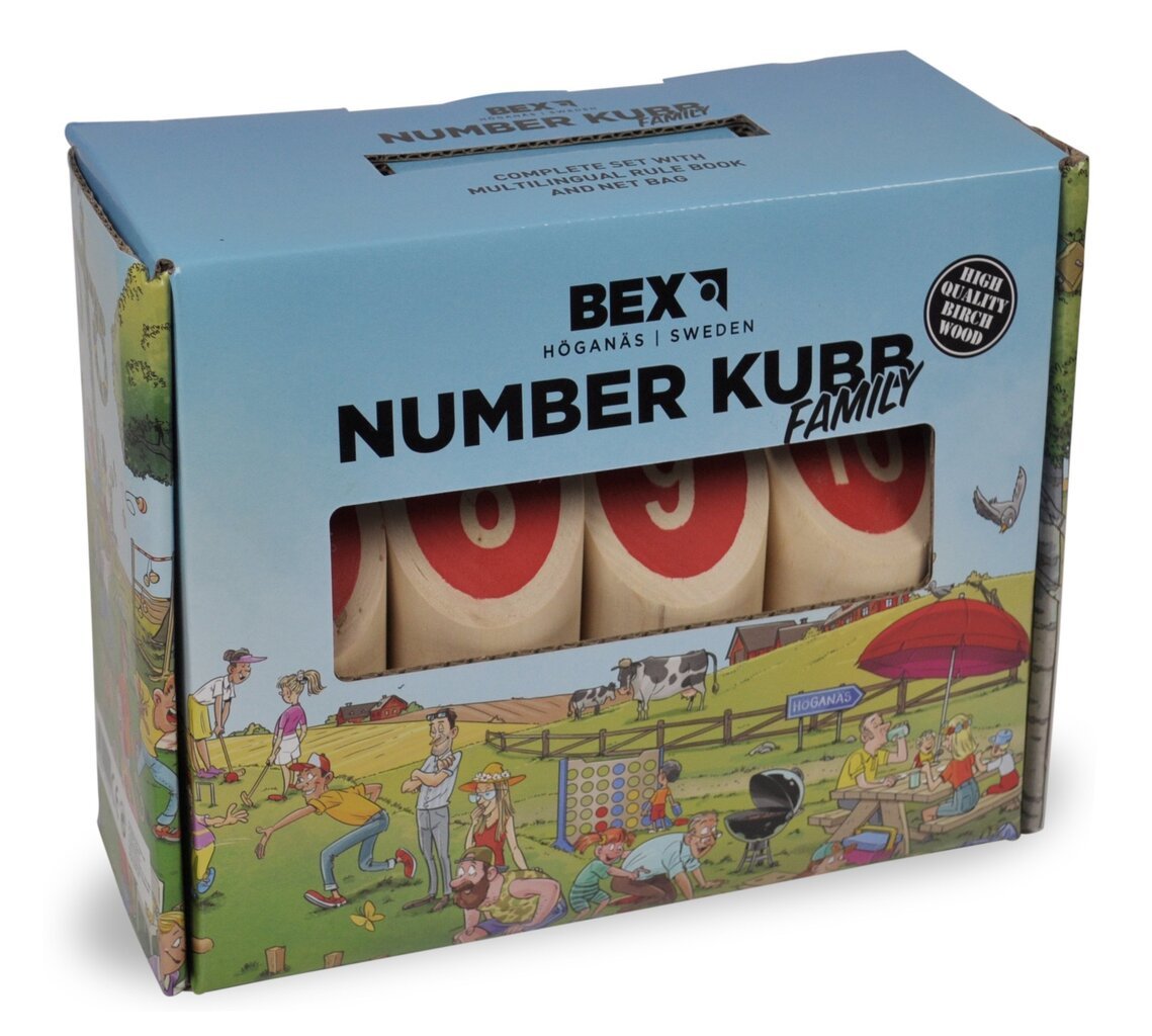 Игра на открытом воздухе NUMBER KUBB LT, LV, EE цена | 220.lv