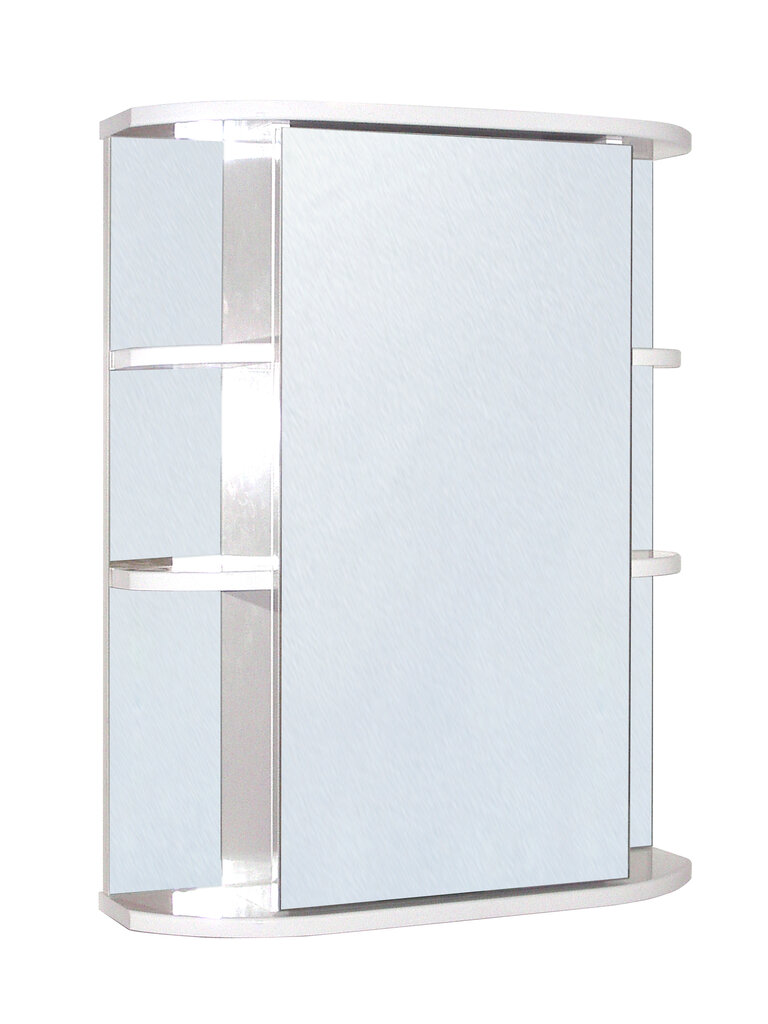 Skapis ar spoguli PERLAS PV55 cena un informācija | Vannas istabas skapīši | 220.lv