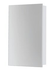 Навесной шкафчик для ванной комнаты с зеркалом AVM45, белый цена и информация | Шкафчики для ванной | 220.lv