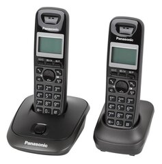 Panasonic KX-TG2512PDT, черный цена и информация | Стационарные телефоны | 220.lv