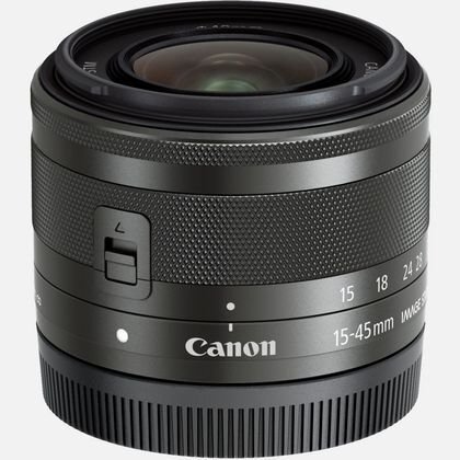 Canon EF-M 15-45mm IS STM (baltā kastītē) cena un informācija | Objektīvi | 220.lv