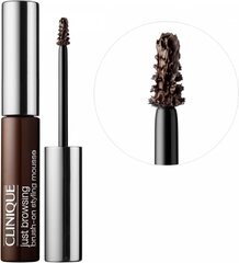 Uzacu gels Clinique Just Browsing 2 ml, Deep Brown цена и информация | Карандаши, краска для бровей | 220.lv