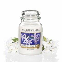 Ароматическая свеча Yankee Candle Large Jar Midnight Jasmine 623 г цена и информация | Подсвечники, свечи | 220.lv