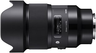 Sigma 20mm F1.4 DG HSM Sony E-mount [ART] cena un informācija | Objektīvi | 220.lv