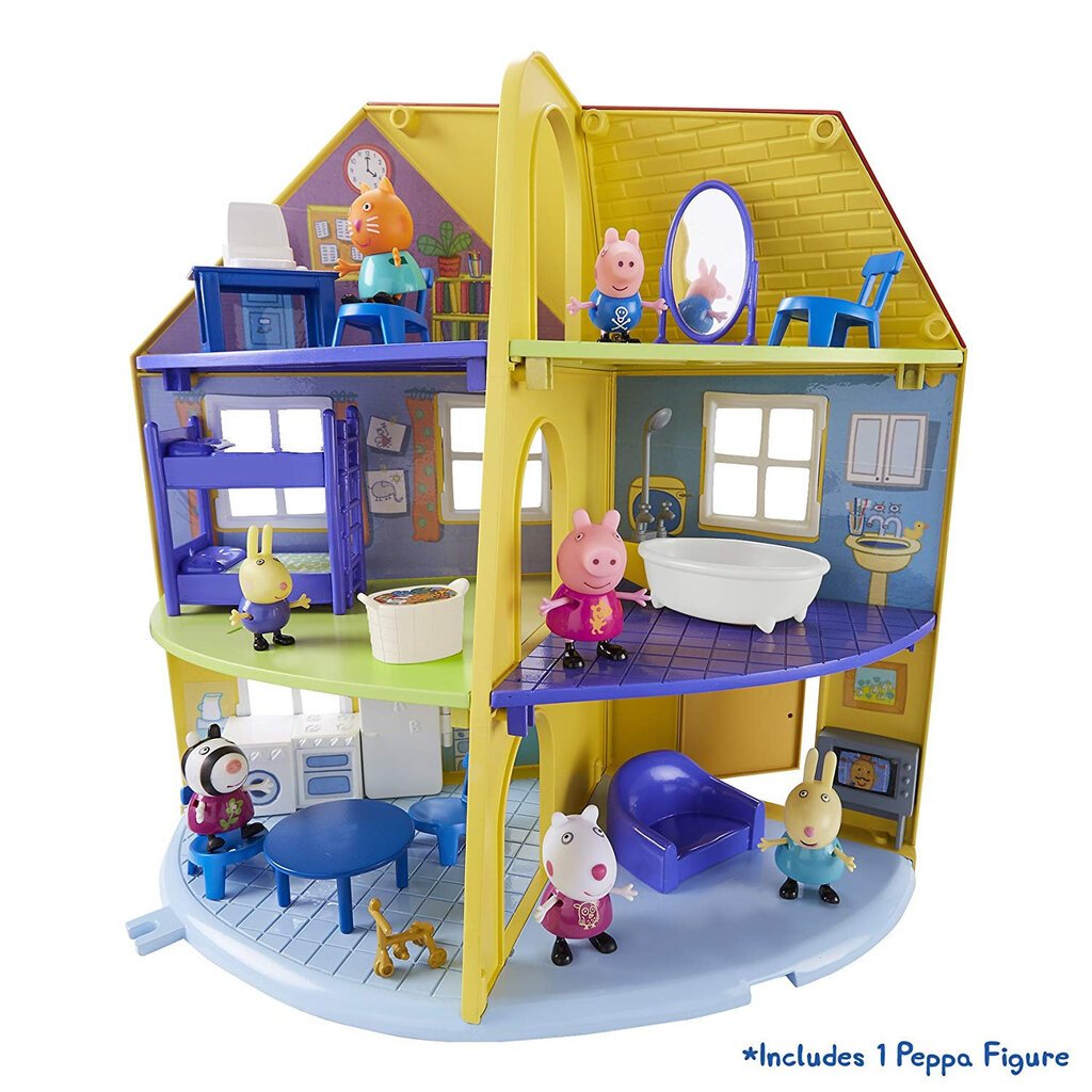 Komplekts Peppa Pig Ģimenes māja cena un informācija | Rotaļlietas meitenēm | 220.lv