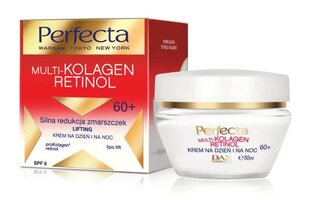 Dienas un nakts sejas pretgrumbu krēms Perfecta Multi-Kolagen Retinol 60+ SPF6 50 ml цена и информация | Кремы для лица | 220.lv