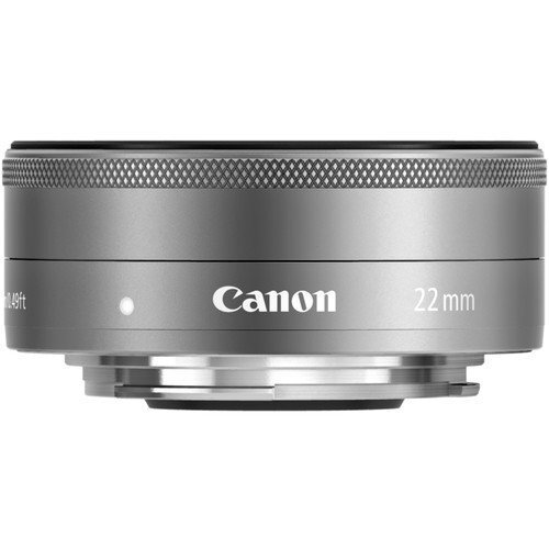 Canon EF-M 22mm f/2 STM silver (balta kaste) cena un informācija | Objektīvi | 220.lv