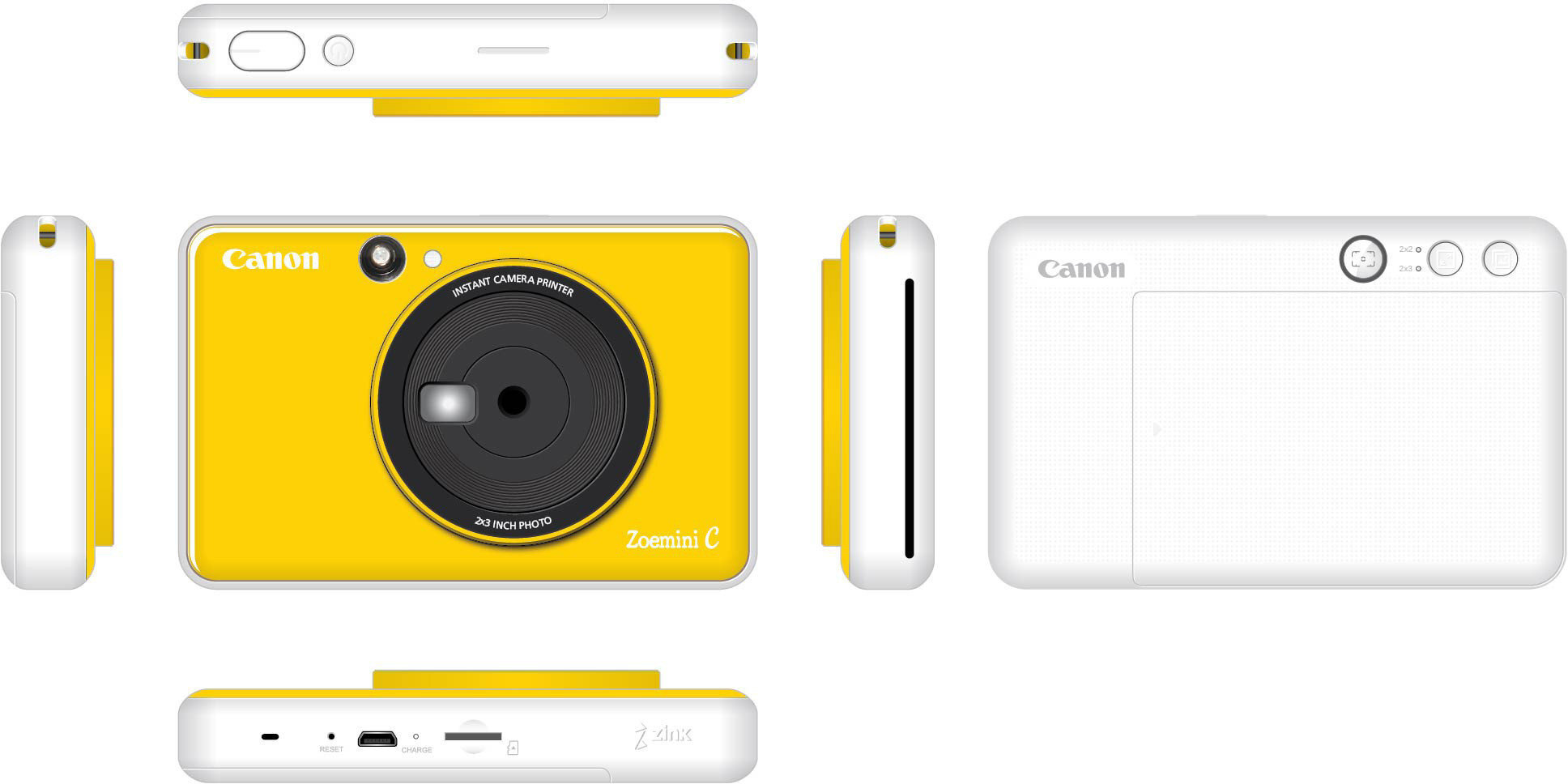 Canon Zoemini C (Bumble Bee Yellow) + 10 photo sheets цена и информация | Momentfoto kameras | 220.lv