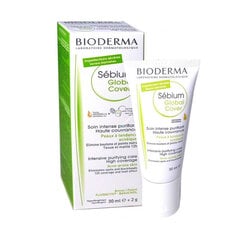 Крем для лица для комбинированной и жирной кожи Bioderma Sebium Global Cover 30 мл цена и информация | Наносите на чистую кожу лица. Подержите около 10-15 минут и смойте водой. | 220.lv