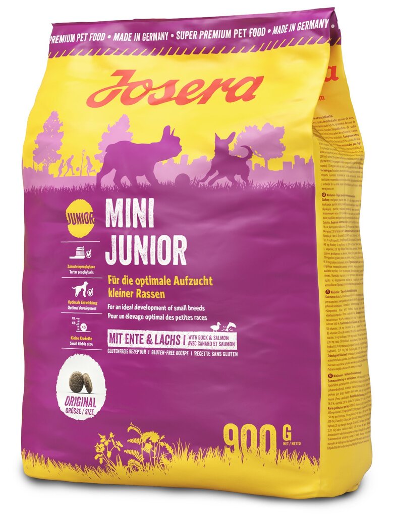 Josera MiniJunior suņiem no 3 nedēļu vecuma, 900 g цена и информация | Sausā barība suņiem | 220.lv