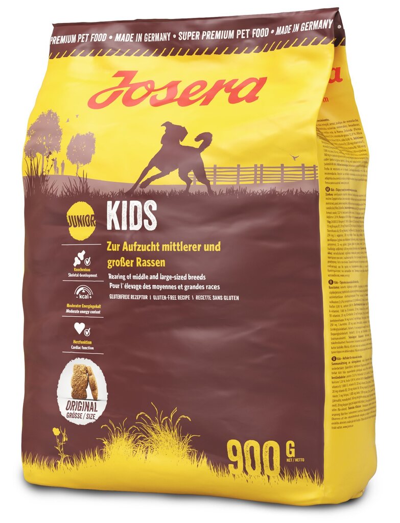 Josera jauniem kucēniem Kids, 900 g cena un informācija | Sausā barība suņiem | 220.lv