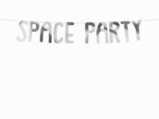 Гирлянда Space Party Silver, 13x96 см, 1 шт цена и информация | Праздничные декорации | 220.lv