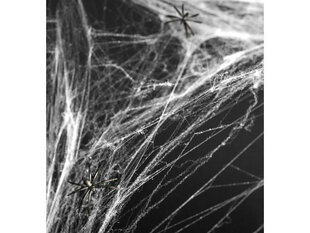 Zirnekļtīkls Halloween, balts, 1 gab./60g cena un informācija | Svētku dekorācijas | 220.lv