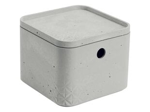 Curver коробка с крышкой для хранения вещей Beton, 3 л цена и информация | Ящики для вещей | 220.lv