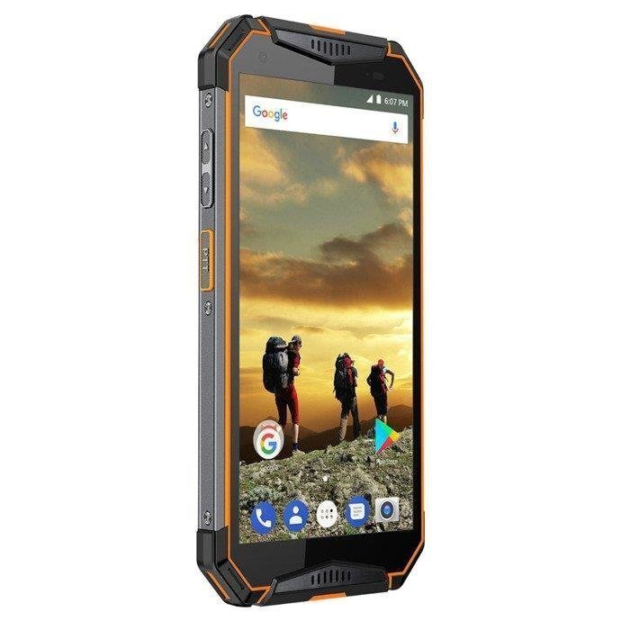 UleFone Armor 3, 64GB, Dual Sim Black/Orange cena un informācija | Mobilie telefoni | 220.lv