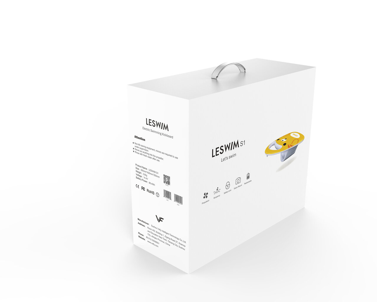 LESWIM - elektriskais pelddēlis cena un informācija | Peldēšanas dēļi un nūjas | 220.lv