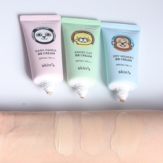 Izgaismojošs BB sejas krēms Skin79 Animal Dark Panda SPF50 30 ml, Light Beige цена и информация | Sejas krēmi | 220.lv