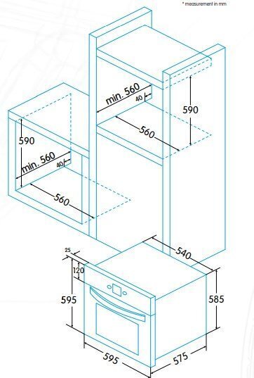 Edesa EOE-8060 P X kaina ir informacija | Cepeškrāsnis | 220.lv