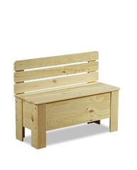 Деревянная скамейка - ящик для хранения вещей B-12 цена и информация | Ящики для вещей | 220.lv
