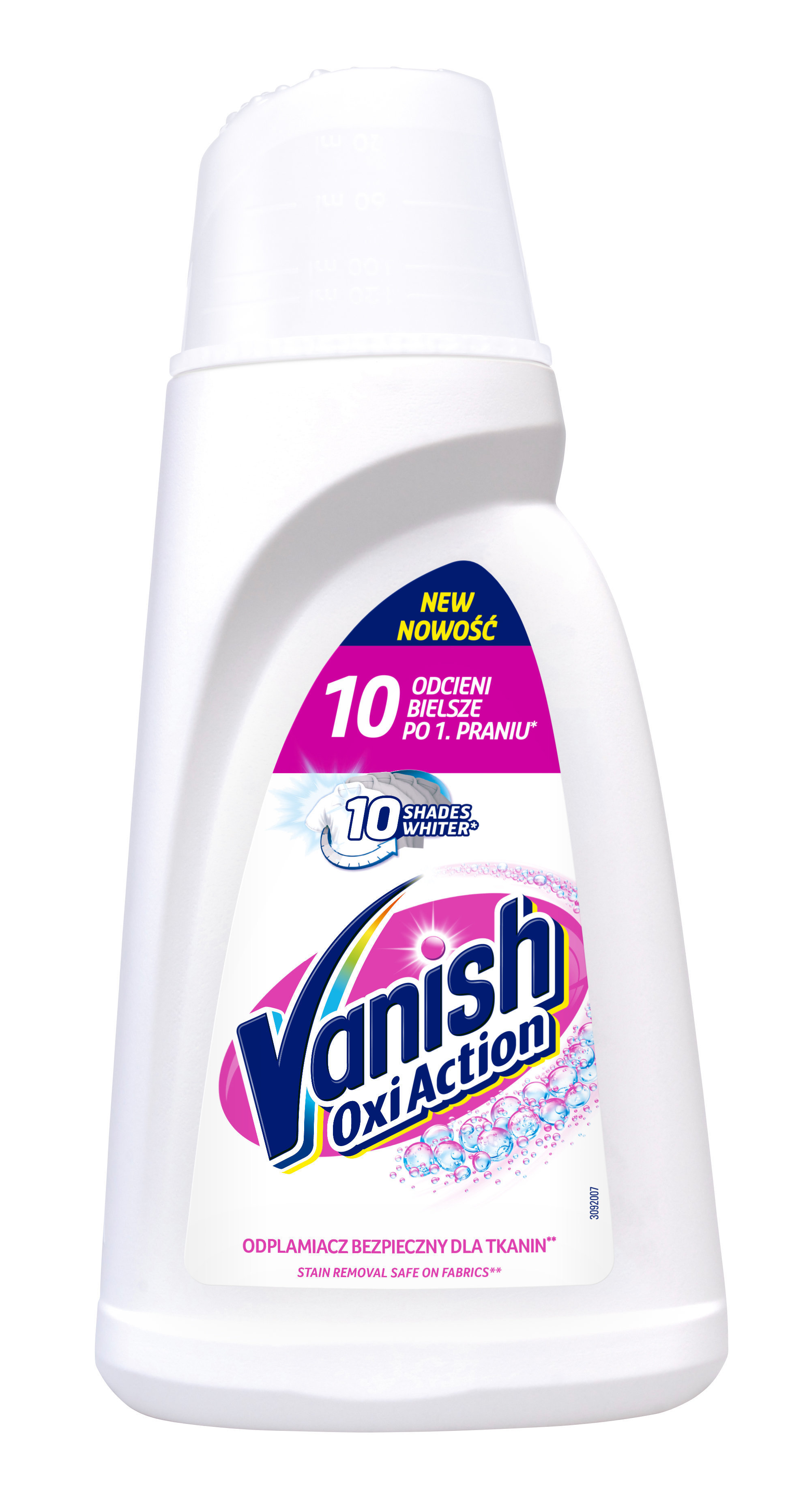 Traipu tīrīšanas gels baltajai veļai Vanish Oxi Action, 1,5 L cena | 220.lv