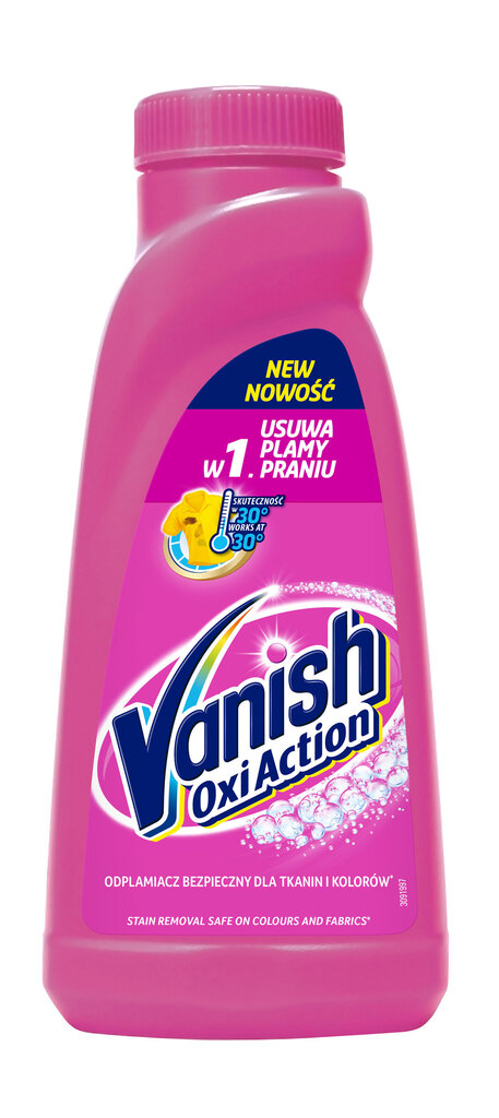 Traipu tīrīšanas gels veļai Vanish Oxi Action, 500 ml. cena un informācija | Veļas mazgāšanas līdzekļi | 220.lv
