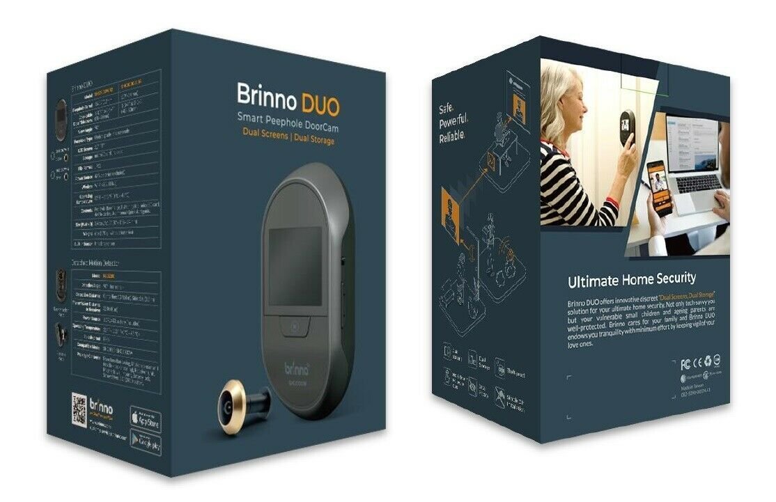 Brinno elektroniskā durvju acs SHC1000W cena un informācija | Domofoni | 220.lv