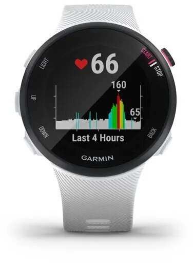 Viedais pulkstenis Garmin Forerunner 45, S, White cena un informācija | Viedpulksteņi (smartwatch) | 220.lv