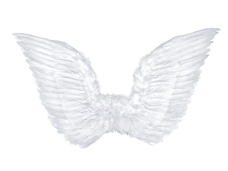 Spārni Angel's Wings, balti, 75x45 cm, 1 paciņa/1 gab cena un informācija | Karnevāla kostīmi, maskas un parūkas | 220.lv