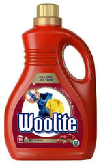 Šķidrais mazgāšanas līdzeklis krāsainām drēbēm Woolite Mix Colors ar keratīnu, 1,8 L cena un informācija | Mazgāšanas līdzekļi | 220.lv