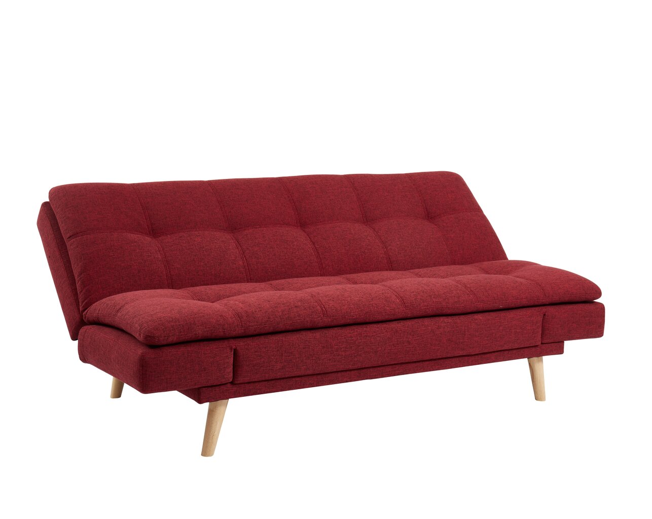 Dīvāns NORE Pearl, sarkans cena un informācija | Dīvāni | 220.lv