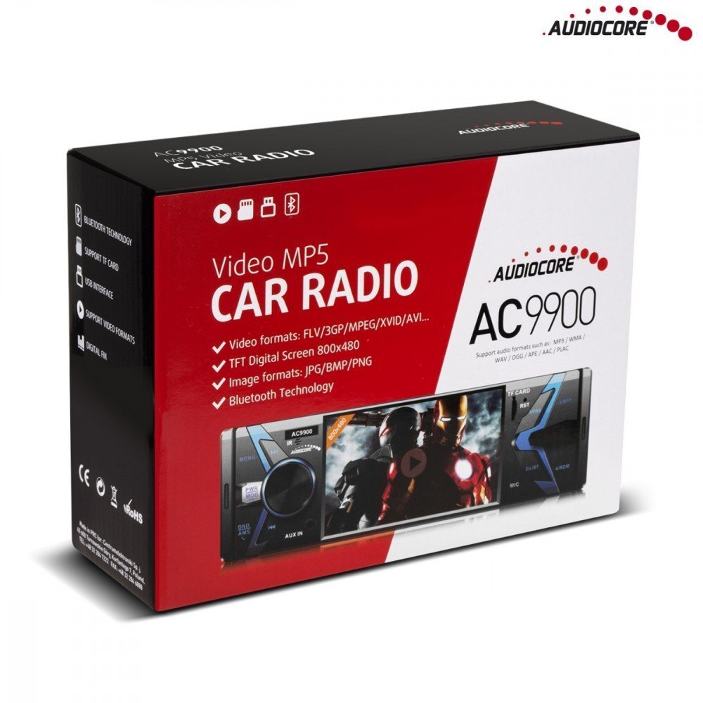 Audiocore AC9900 цена и информация | Auto magnetolas, multimedija | 220.lv