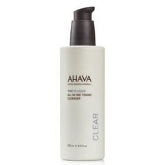 Средство для снятия макияжа - тоник Ahava Time To Clear 250 мл цена и информация | Средства для очищения лица | 220.lv