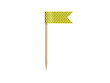 Kēksiņu rotājumi mini karogi Bee, 7 cm (1 iepak. / 6 gab.), daudzkrāsainas цена и информация | Vienreizējie trauki | 220.lv