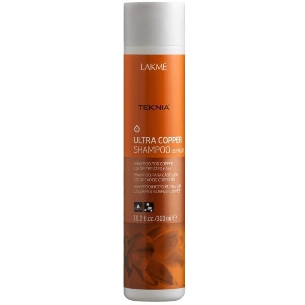 Šampūns vara krāsā krāsotiem matiem Lakme Teknia Ultra Copper 300 ml цена и информация | Šampūni | 220.lv